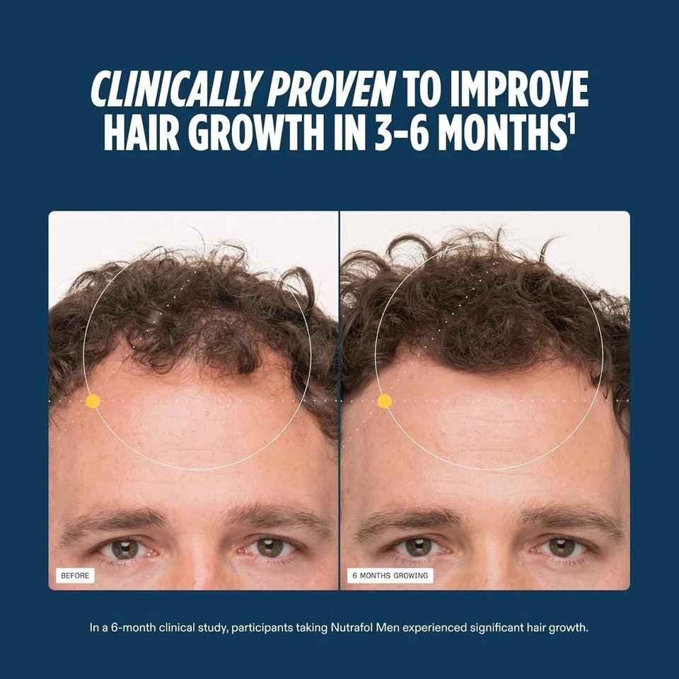 Nutrafol Men Hair Growth Supplement – Thicker Hair & Scalp Support