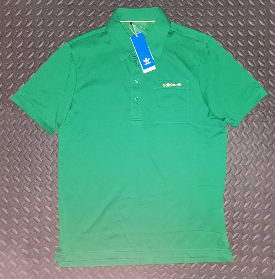 Adidas Originals Trefoil Archive Pocket Polo Shirt Medium JF5002 NWT