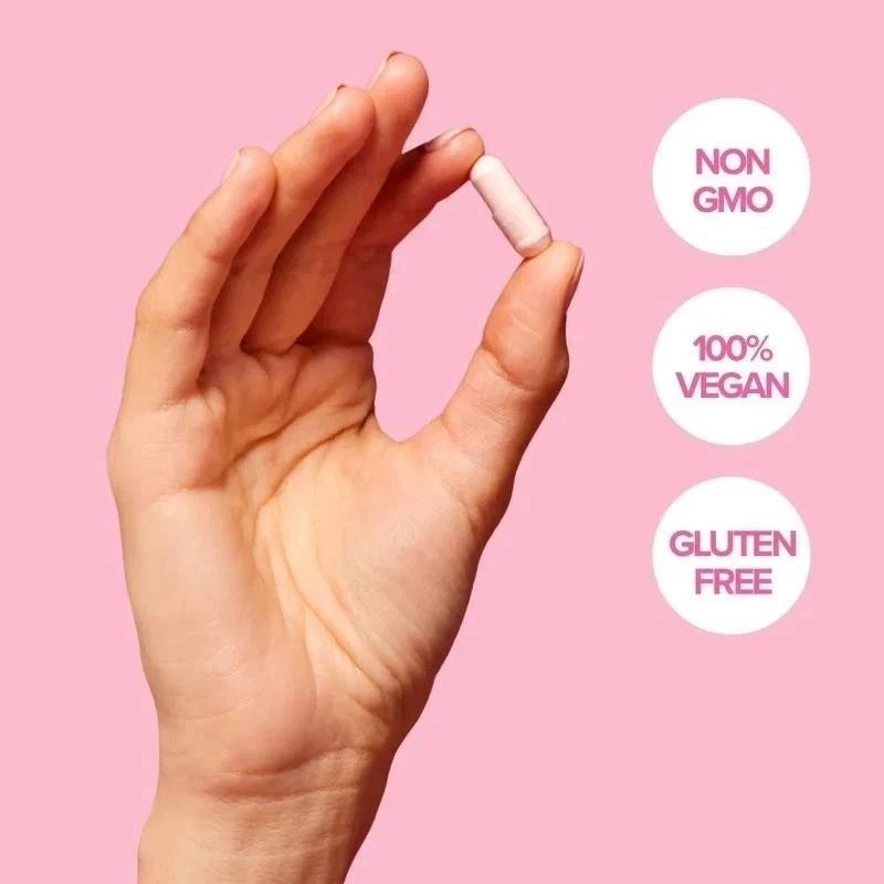FLO Ovarian Support Vitamins – 90 Vegan Hormone Balance Capsules