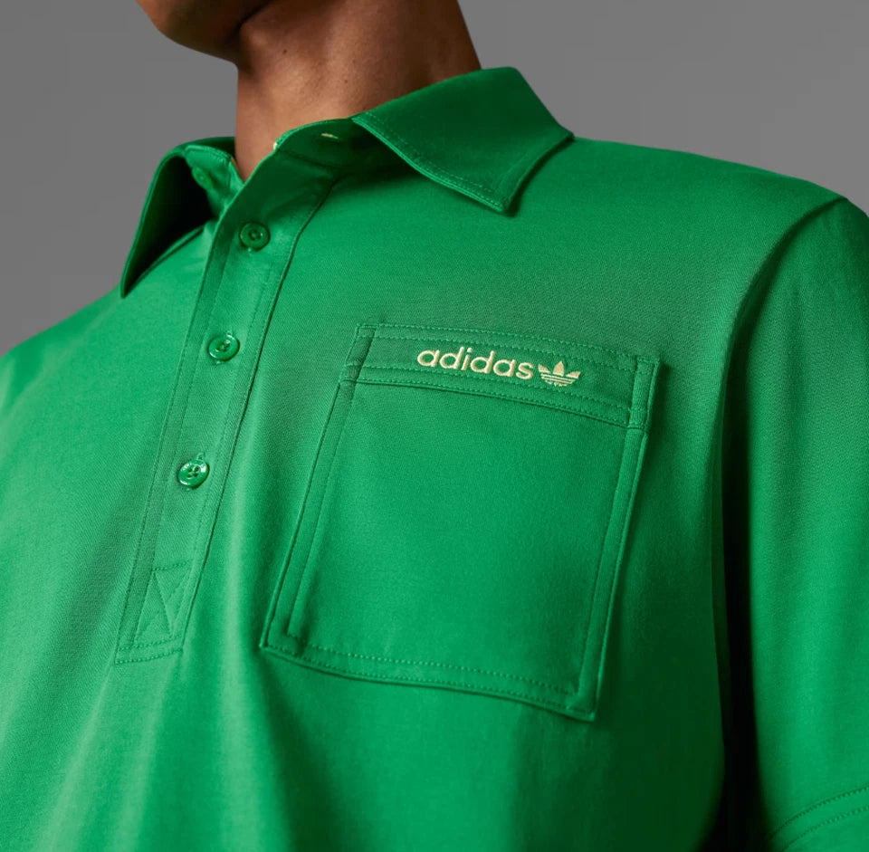 Adidas Originals Trefoil Archive Pocket Polo Shirt Medium JF5002 NWT