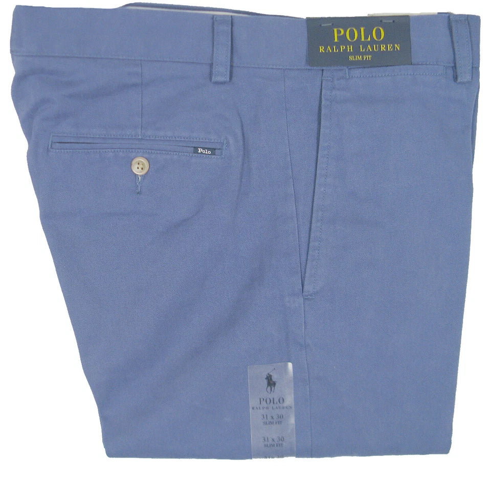 Polo Ralph Lauren Slim Fit Chino Pants Red Yellow Green Blue New