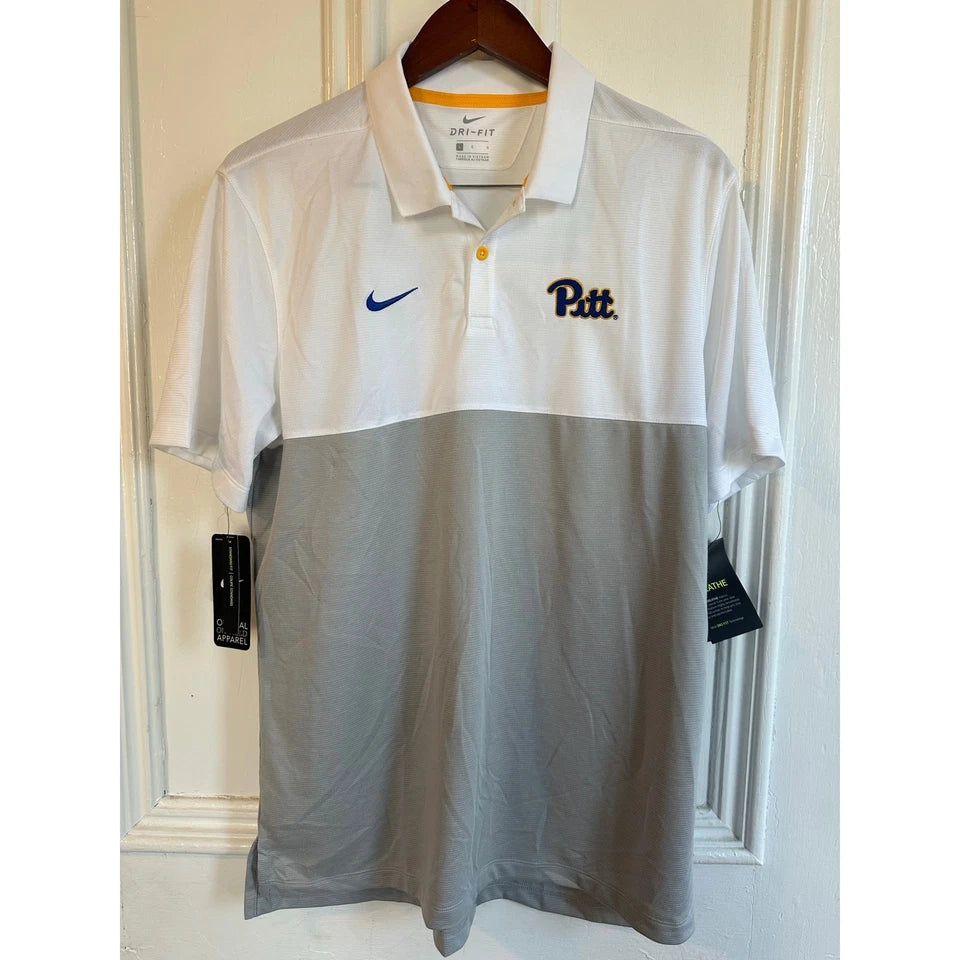 Pitt Panthers Nike Polo Shirt Men's Large New With Tags