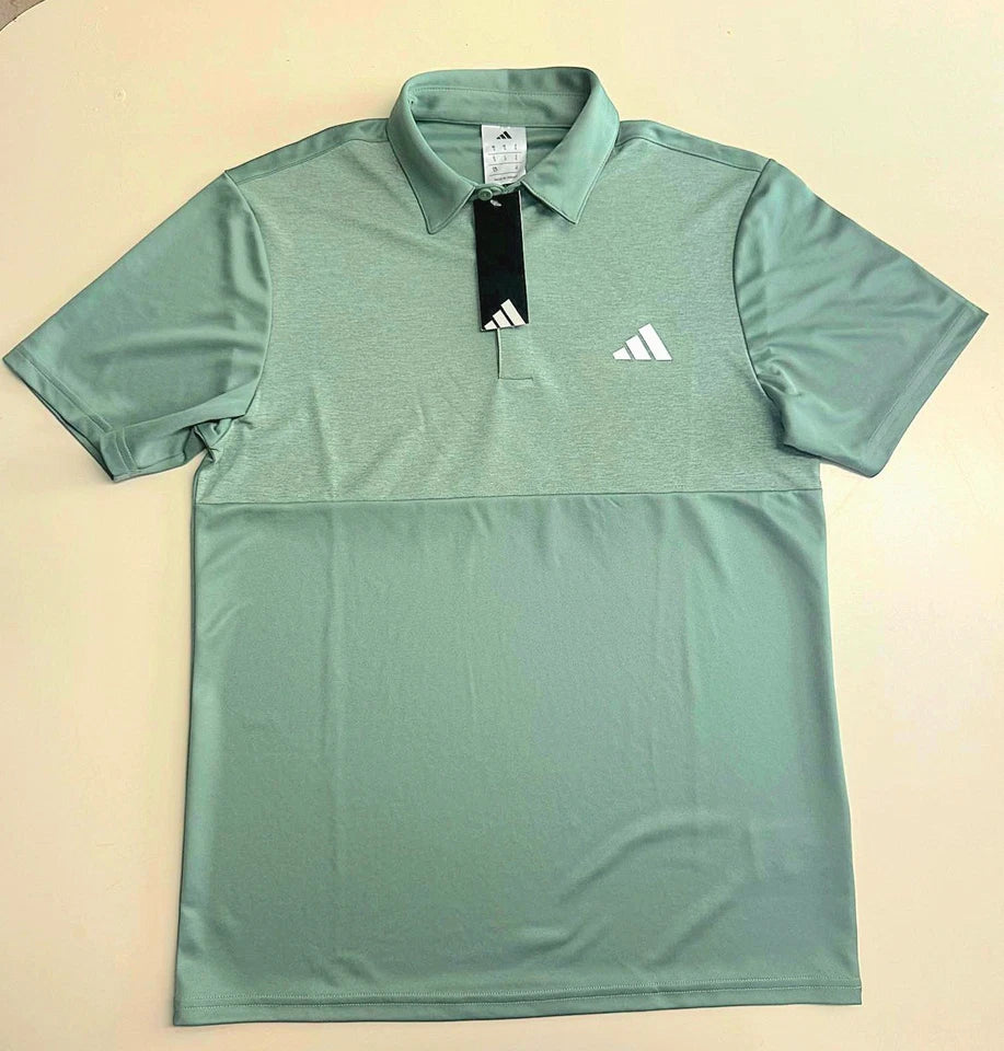Adidas Performance Polo Shirt Men's Large Green NWT