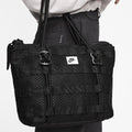 Nike Air AF1 Tote Bag Women's Black White DM9007-010 Small Zipper Tote