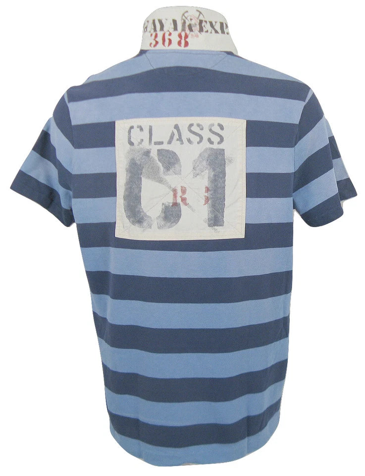 Vintage Polo Ralph Lauren Rugby Shirt Striped Graphic New $145
