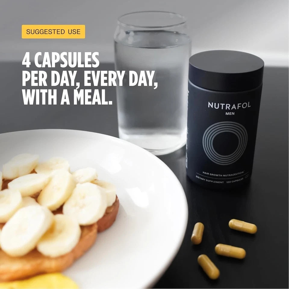 Nutrafol Men Hair Growth Supplement – Thicker Hair & Scalp Support