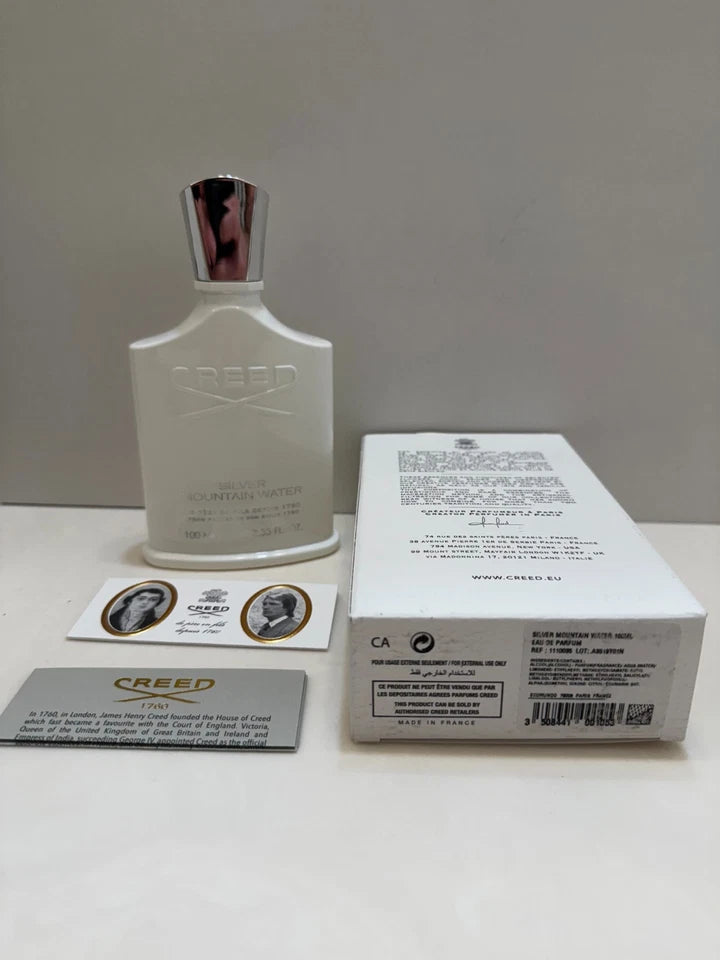 Creed Silver Mountain Water Eau de Parfum 3.3 oz New in Box
