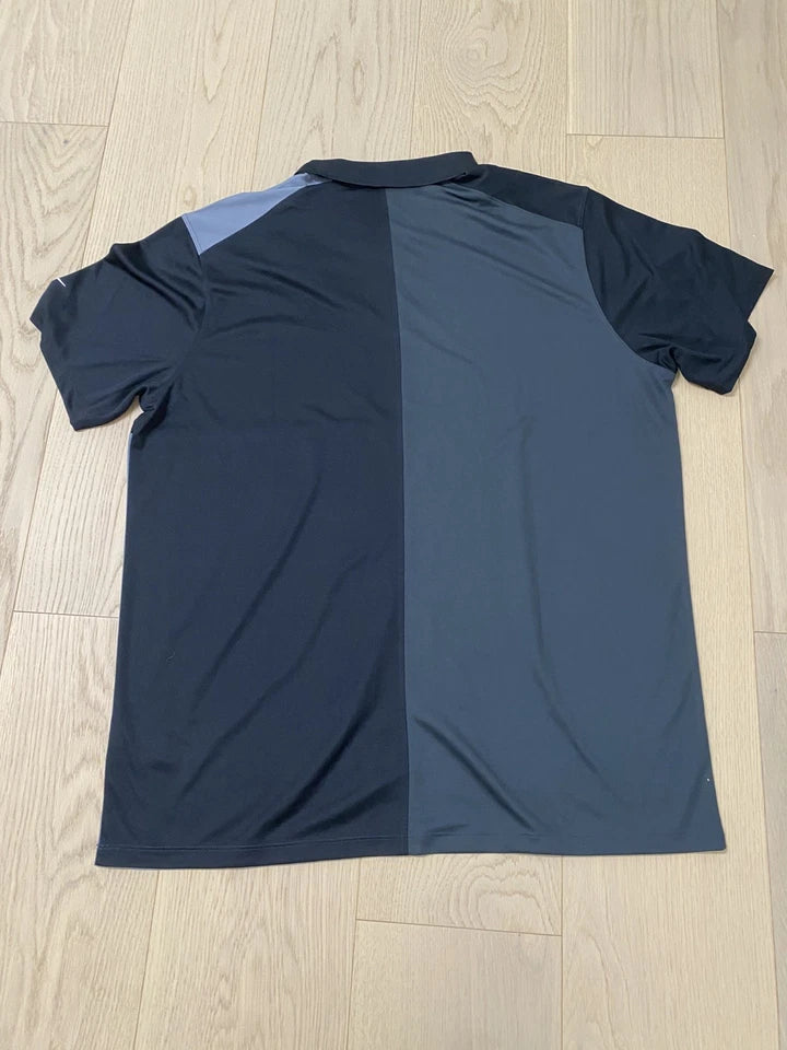 Nike Victory+ Golf Polo Men's XL Black Colorblock Performance Shirt