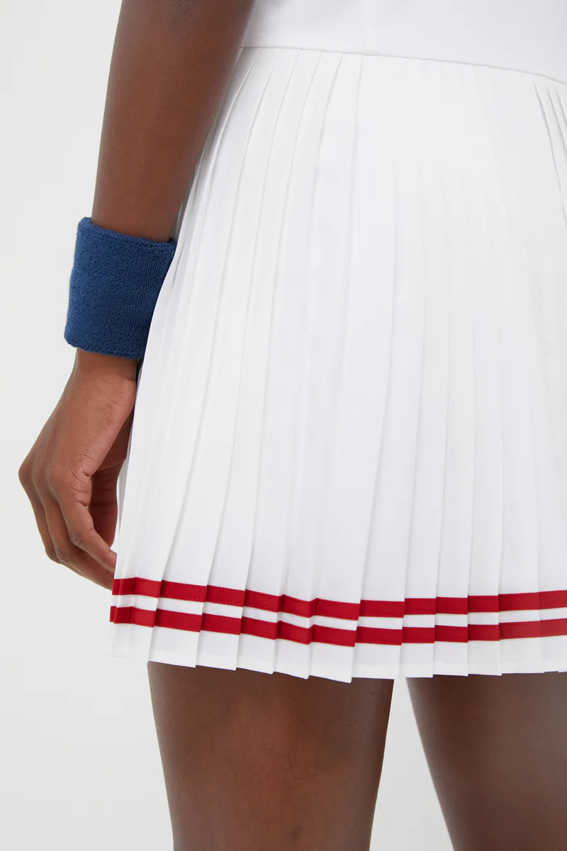 White Performance Jersey Beatrice Tennis Dress – Women's Court Dress