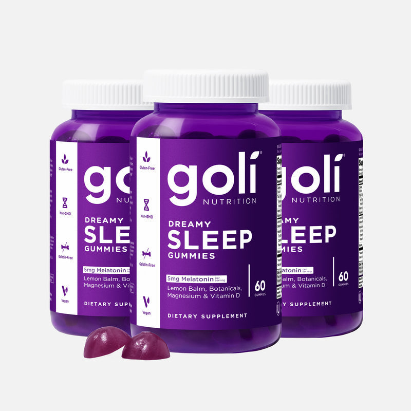 Sleep Gummies 3 Bottles Nighttime Relaxation Rest Support Tasty Chews