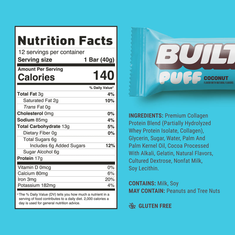 Coconut Puff Factory Seconds Sweet Snack Light Crispy Coconut Treat