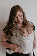 Shannon Beluga Wrap – Light Grey Stripe Baby Carrier Wrap