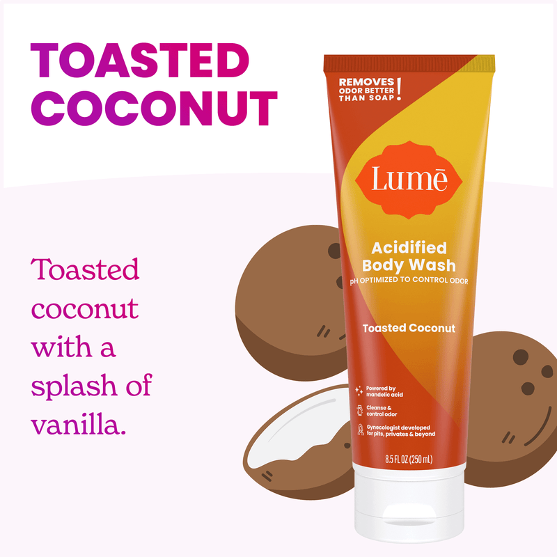 Toasted Coconut Acidified Body Wash | Gentle Cleanse & Hydrating