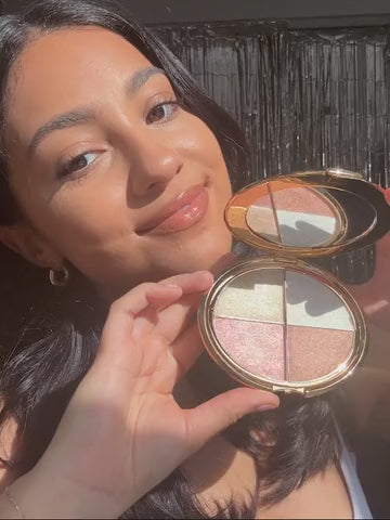 Glow Wardrobe Highlighting Eye & Cheek Palette Radiant Glow Kit