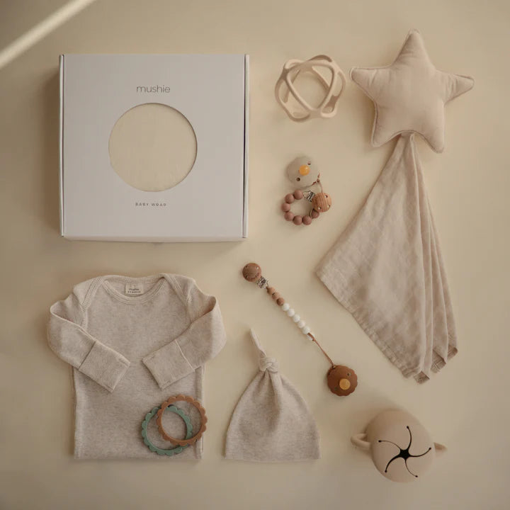 Organic Baby Wrap – Ivory Soft Breathable Infant Carrier
